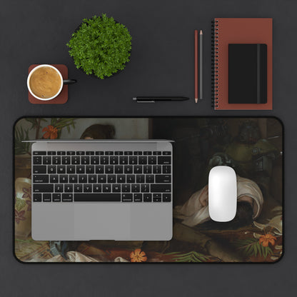 I Could Make You Care Desk Mat