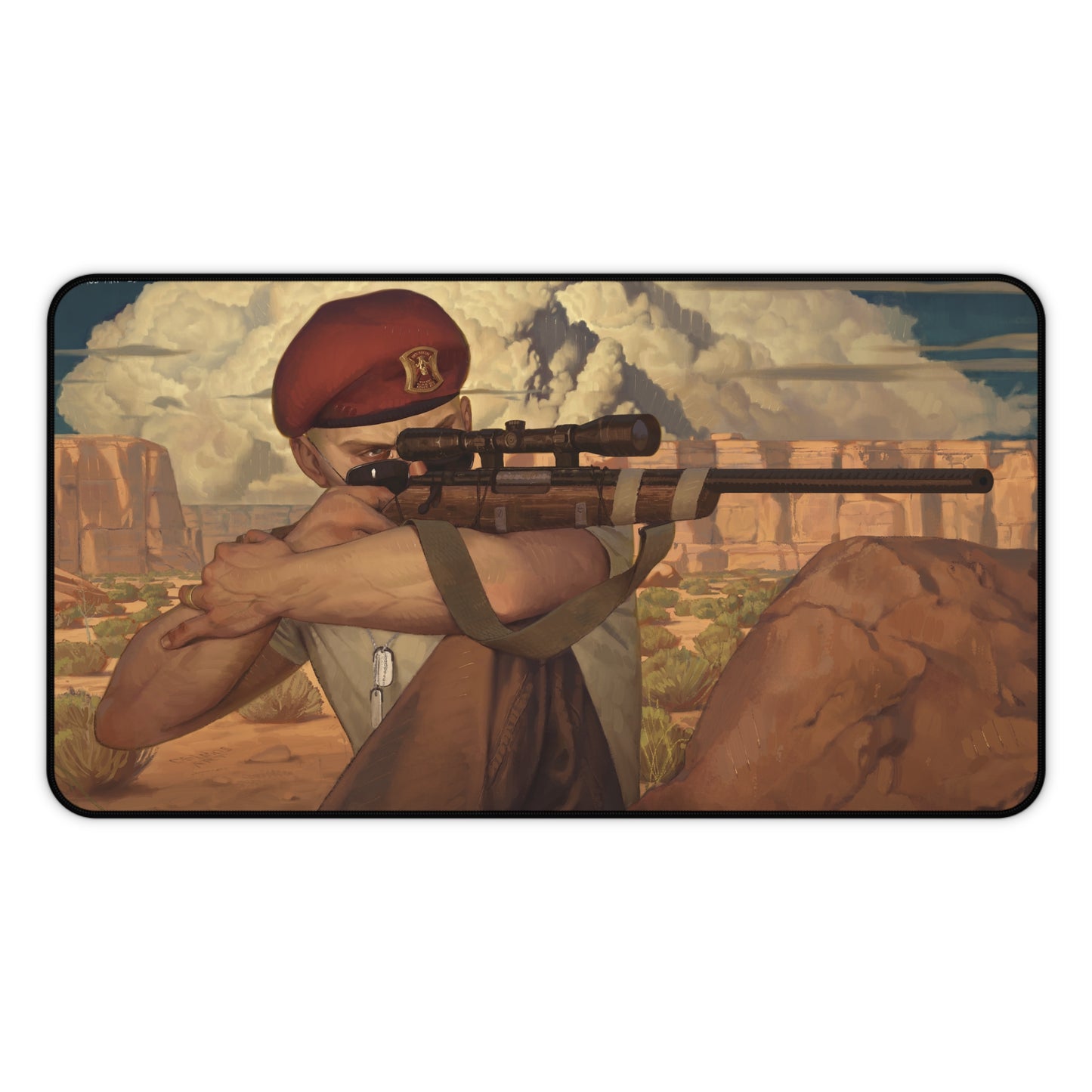 One For My Baby Desk Mat