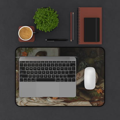 I Could Make You Care Desk Mat