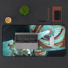 Old World Blues Desk Mat