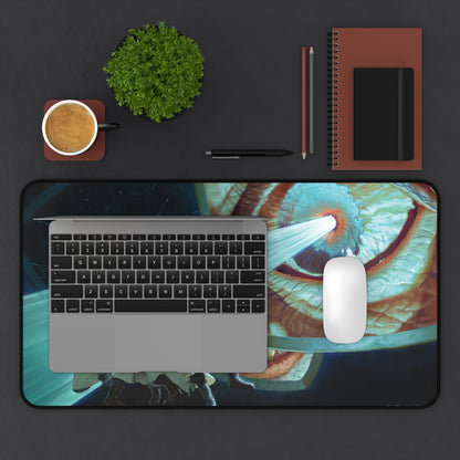 Old World Blues Desk Mat