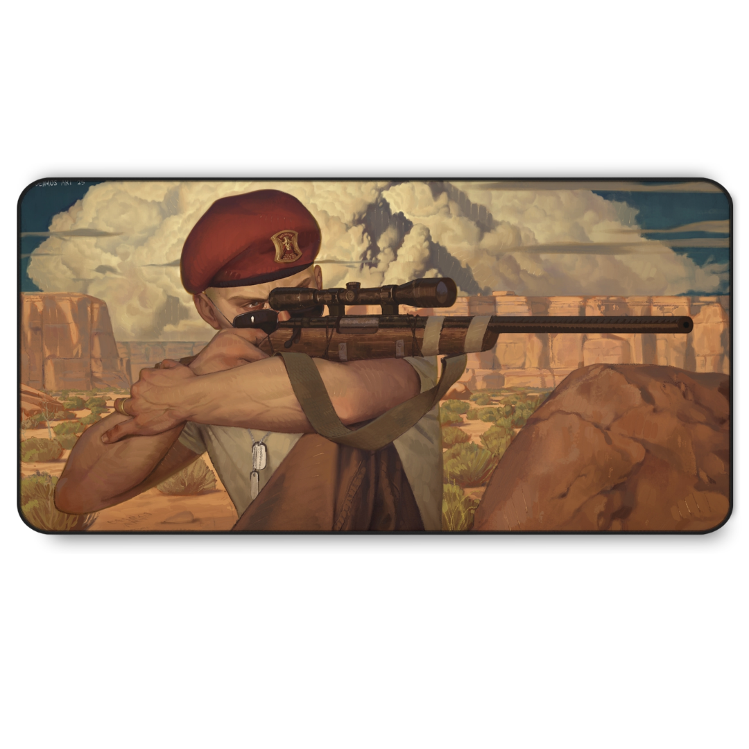 One For My Baby Desk Mat