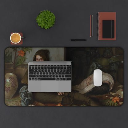 I Could Make You Care Desk Mat