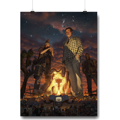 No Gods No Masters - Fallout New Vegas independent route fan art print by Deimos Art